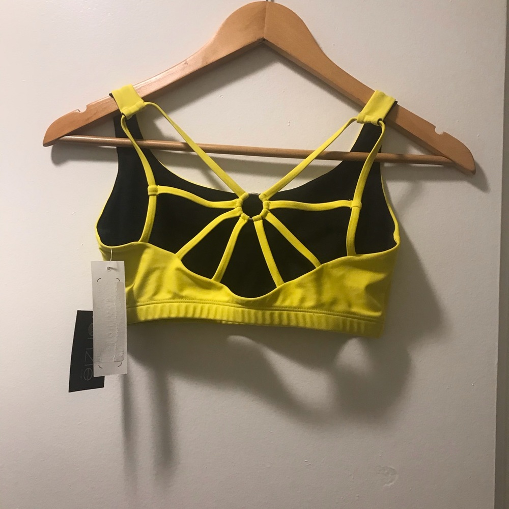 Lime Onzie Flow Sports Bra S/M